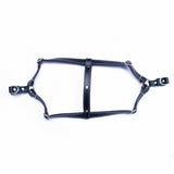 Doggie Konfor Ronin Deri Köpek Göğüs Tasması Siyah 1,5x35 40 Cm