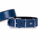 Doggie Çift Kat Deri Köpek Boyun Tasması Royalblue 5x50-60 Cm