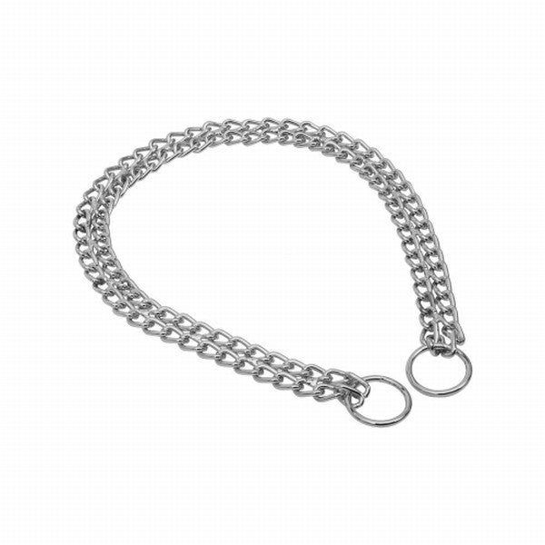 Doggie Boğma Duble Zincir Krom Kaplama Eğitim Tasması 2,5x60 60 Cm