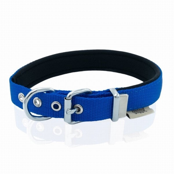 Doggie Konfor Dokuma Köpek Boyun Tasması Royalblue 2x30 35 Cm