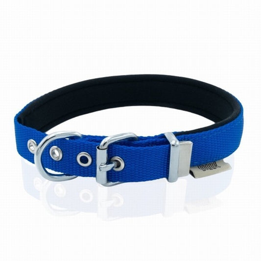Doggie Konfor Dokuma Köpek Boyun Tasması Royalblue 2x30 35 Cm