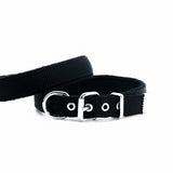Doggie Polar Pedli Sade Dokuma Köpek Boyun Tasması Siyah 2x35-40 Cm