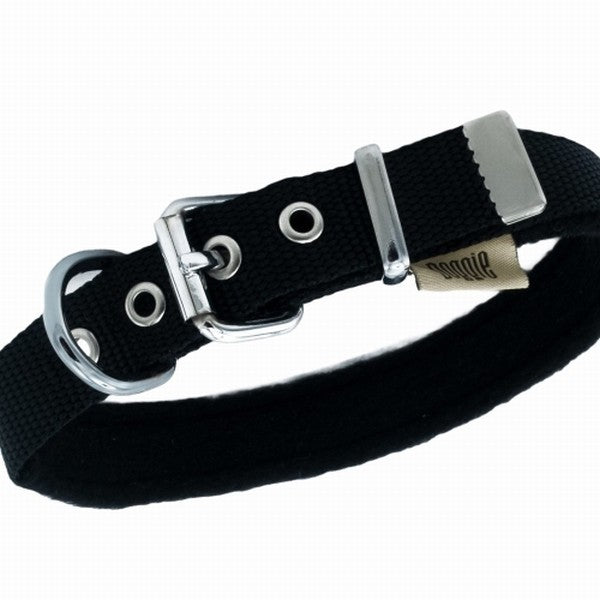 Doggie Polar Pedli Sade Dokuma Köpek Boyun Tasması Siyah 2x35-40 Cm