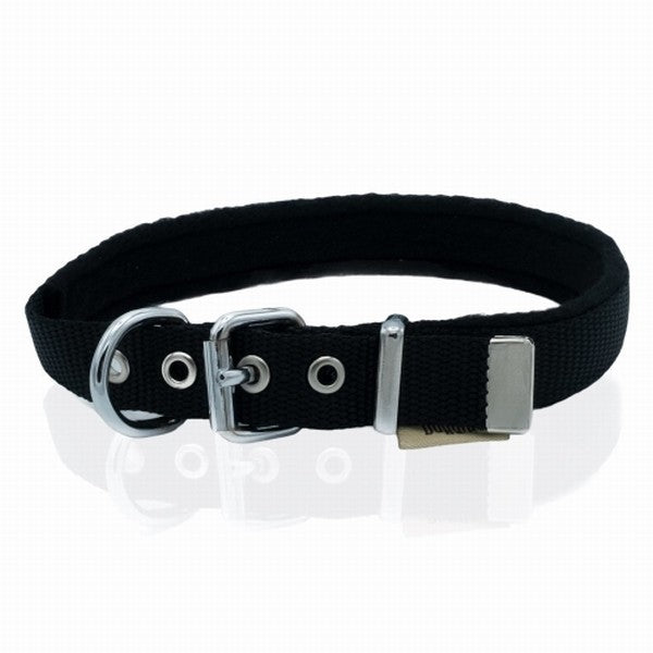 Doggie Polar Pedli Sade Dokuma Köpek Boyun Tasması Siyah 2x35-40 Cm