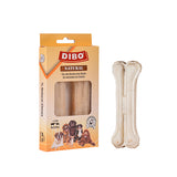 Dibo Beyaz Press Kemik Köpek Ödülü 2'li 50-55 Gr 12 Cm