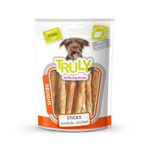 Truly Jerky Tavuk Sargılı Kemik Köpek Ödülü 90 Gr