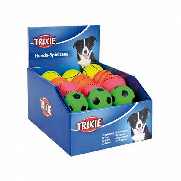 Trixie Yüzen Natürel Kauçuk Fosforlu Top Köpek Oyuncağı 6 Cm