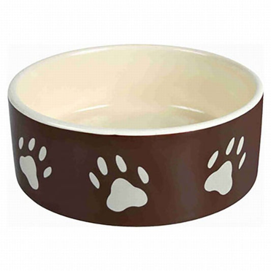 Trixie Pati Desenli Köpek Seramik Mama Su Kabı 0,3 Lt 12 Cm