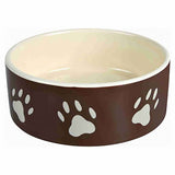 Trixie Pati Desenli Köpek Seramik Mama Su Kabı 0,3 Lt 12 Cm