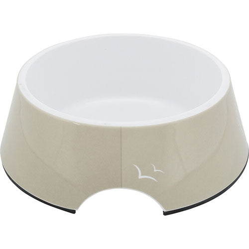 Trixie Melamin Paslanmaz Çelik Köpek Mama Su Kabı Kum Beji 0,8 Lt 22 Cm