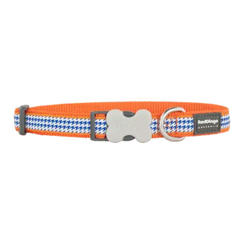 Reddingo Fang It Desenli Turuncu Köpek Boyun Tasması Small 15 Mm 24-36 Cm