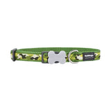 Reddingo Kamuflaj Desenli Yeşil Köpek Boyun Tasması Medium 20 Mm 31-47 Cm
