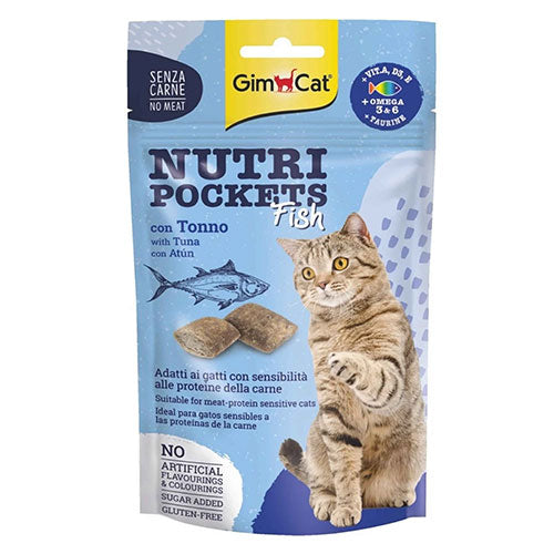 GimCat Nutripockets Ton Balıklı Kedi Ödülü 60 Gr
