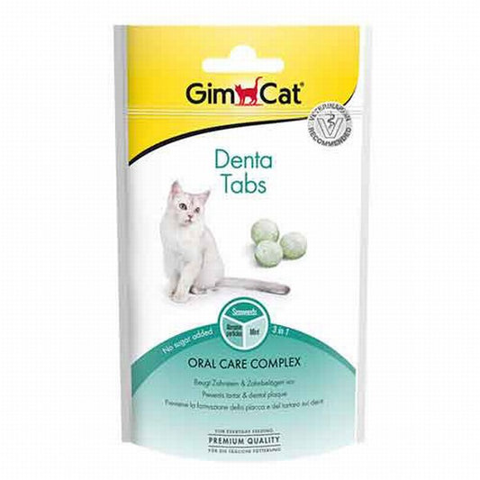 GimCat Denta Tabs Ağız Diş Sağlığı Kedi Ödülü 40 Gr