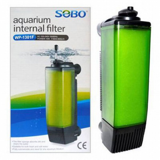 Sobo WP-1301F Akvaryum İç Filtresi 600 Lt/h 10 W