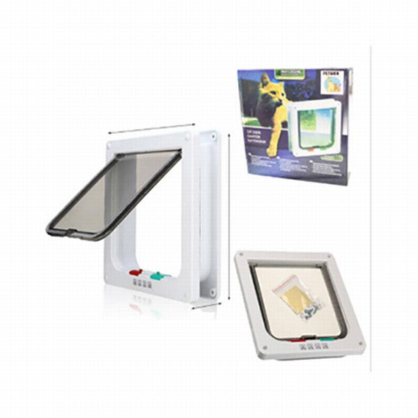EuroCat 4 Yollu Kedi Kapısı 19x20x2 Cm
