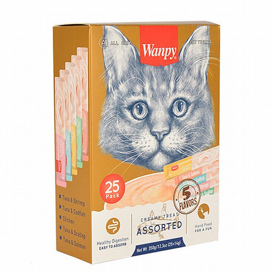 Wanpy Karışık Krema Kedi Ödülü 25x14 Gr