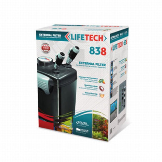 Lifetech 838 Akvaryum Dış Filtre Siyah Kova İçi Dolu 1200 L/H
