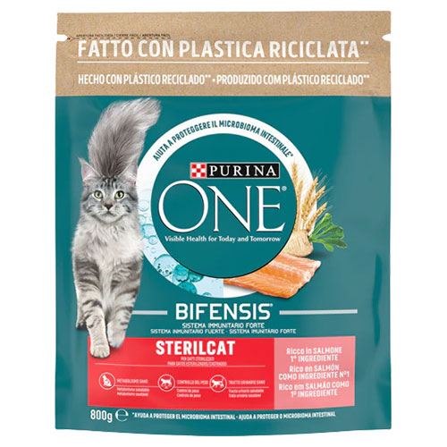 Purina One Sterilised Somonlu Kısırlaştırılmış Kedi Maması 800 Gr