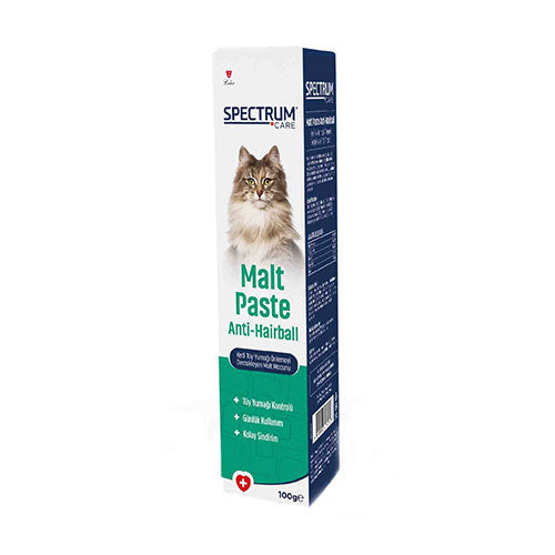 Spectrum Anti Hairball Tüy Yumağı Önlemeyi Destekleyen Malt Paste Kedi Macunu 100 Gr