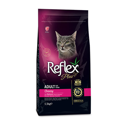 Reflex Plus Choosy Salmon Somonlu Yetişkin Kedi Maması 1,5 Kg