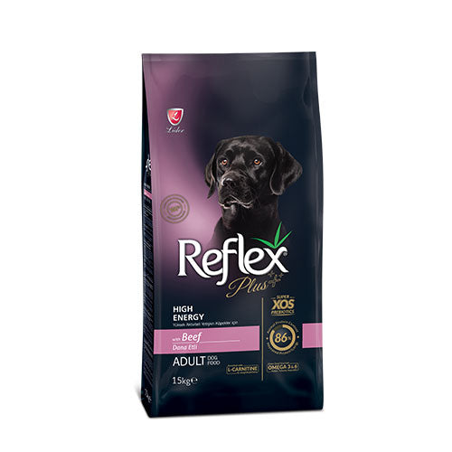 Reflex Plus High Energy Yüksek Aktiviteli Dana Etli Yetişkin Köpek Maması 15 Kg