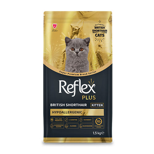 Reflex Plus HypoAllergenic British Shorthair Yavru Kedi Maması 1,5 Kg