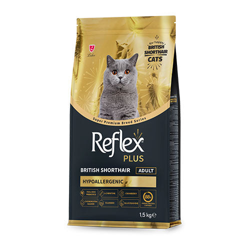 Reflex Plus HypoAllergenic British Shorthair Yetişkin Kedi Maması 1,5 Kg