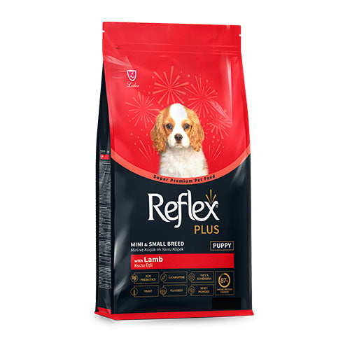 Reflex Plus Mini Small Kuzulu ve Pirinçli Küçük Irk Yavru Köpek Maması 3 Kg