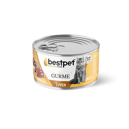 BestPet Gurme Jelly Ciğerli Tahılsız Yetişkin Kedi Konservesi 85 Gr