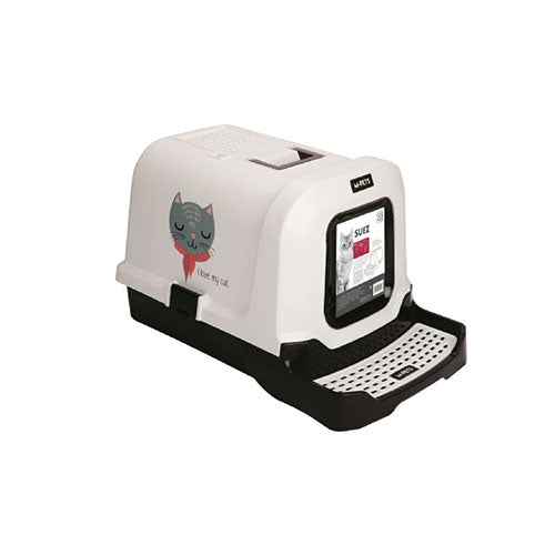 M-Pets Suez Love Cat Kapalı Kedi Tuvaleti 69x42x41 Cm