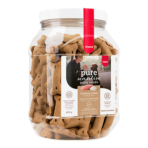 Mera Pure Sensitive Hindili Pirinçli Köpek Ödül Bisküvisi 600 Gr