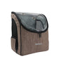Lepus Backpack Şeffaf Kapaklı Kedi ve Köpek Taşıma Çantası Kahverengi 30x25x40 Cm