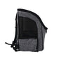 Lepus Backpack Şeffaf Kapaklı Kedi ve Köpek Taşıma Çantası Gri 30x25x40 Cm