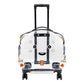 Lepus Wheel Bag Tekerlekli Şeffaf Kedi ve Köpek Taşıma Çantası 42x44x23 Cm